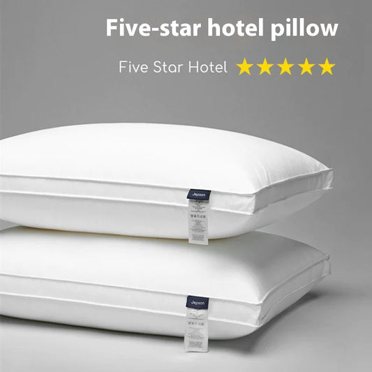 Hotel Quality Pillow, Cotton Pillow Core Five-star Hotel Cervical Support